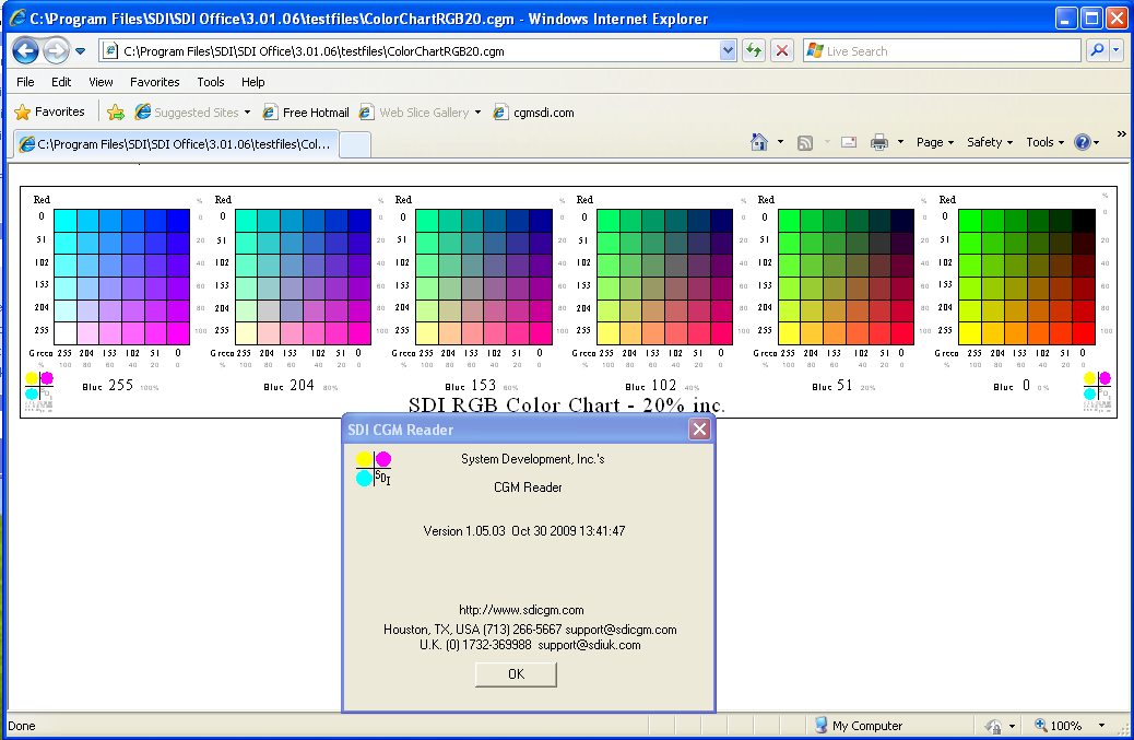 CGM Reader for MSIE